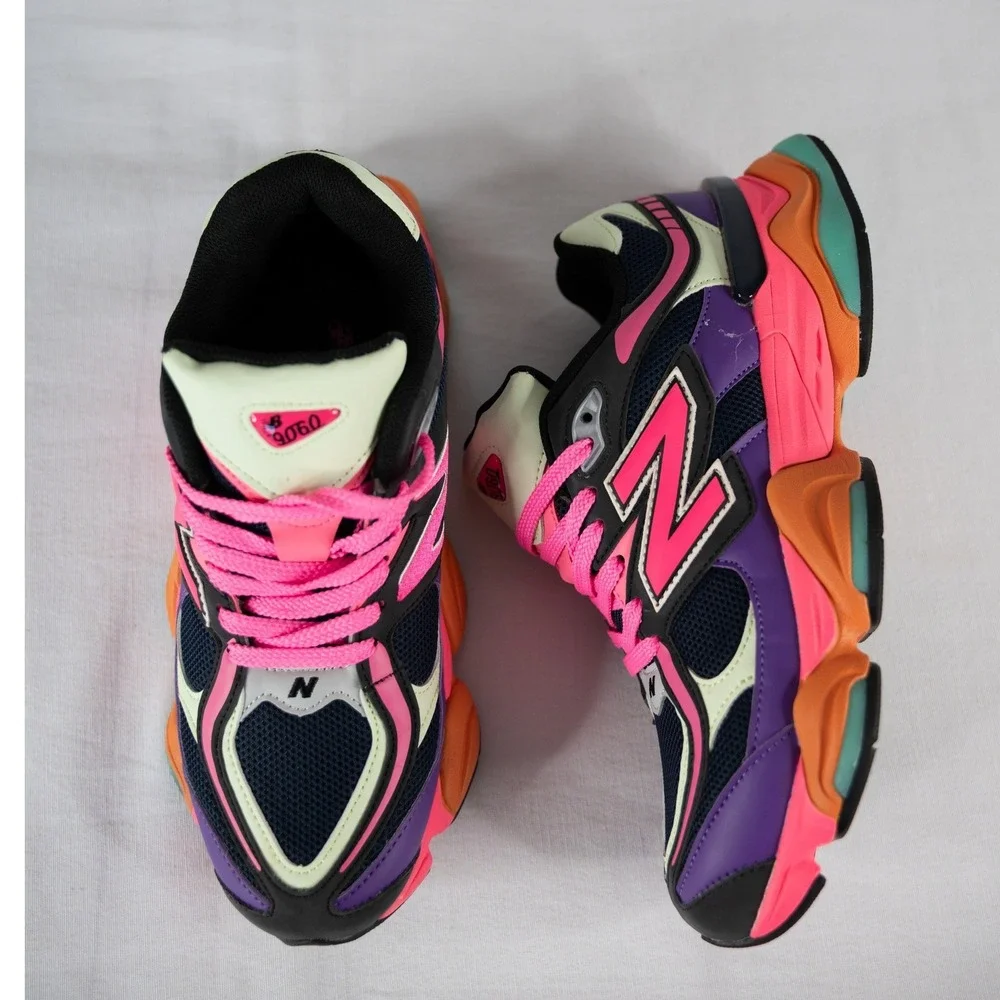 New Balance 9060 Sneakers Womens 9 Multi-Color Good Chunky 90s Edition Shoes